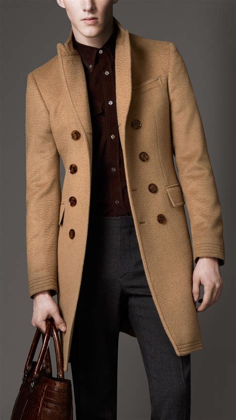 Burberry Camel Coat Mens 